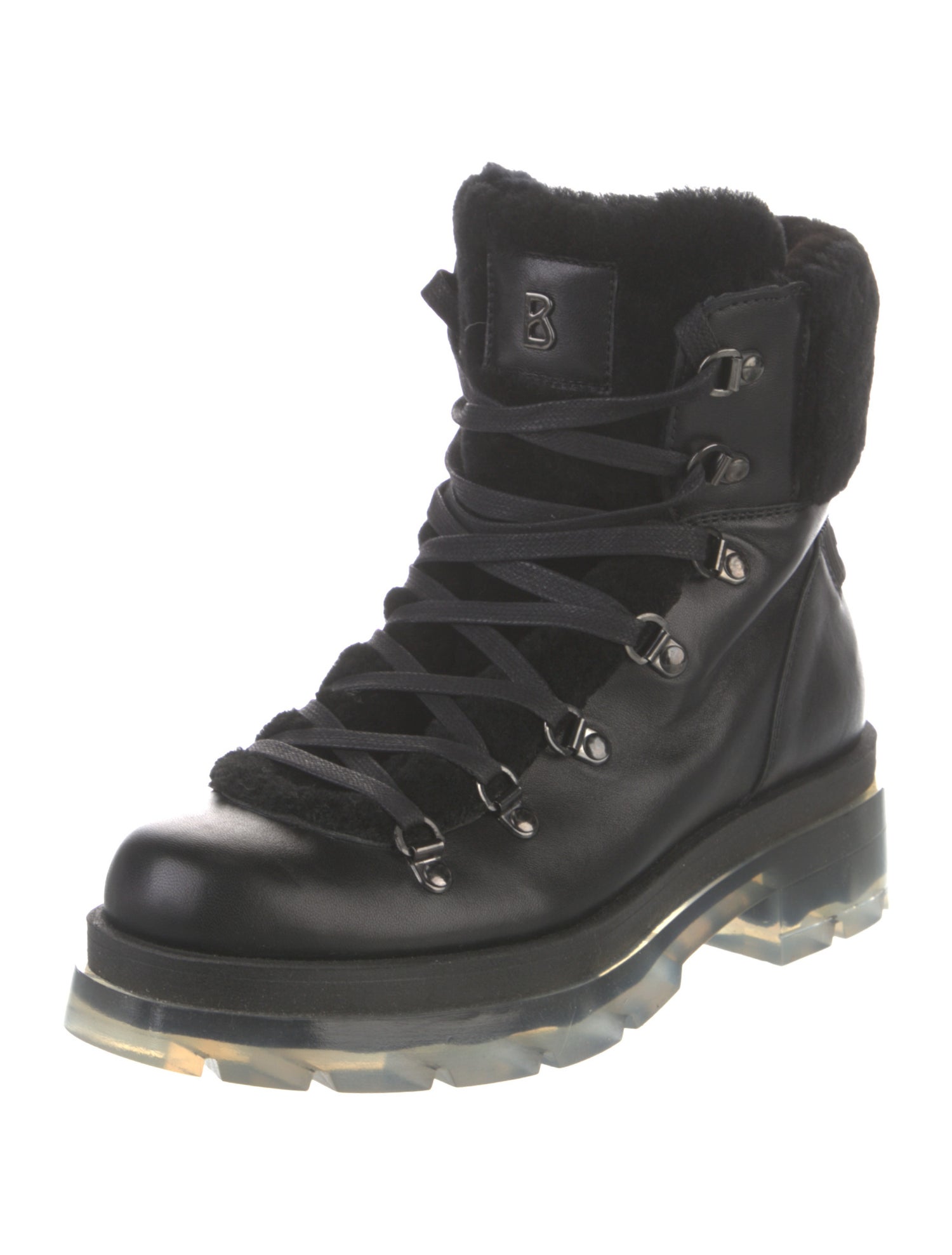 Bogner Leather Combat Boots