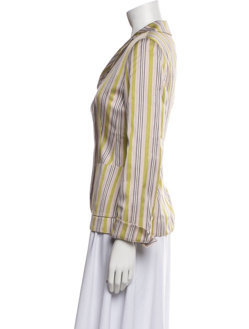 Sônia Bogner Silk Striped Blazer