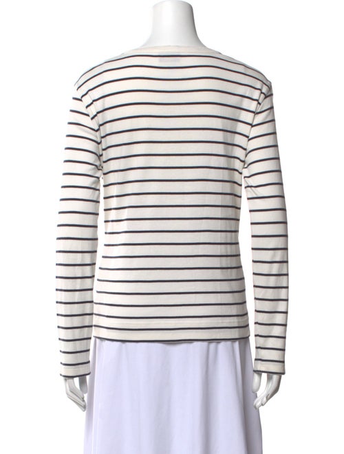 Bogner Striped V-Neck Top