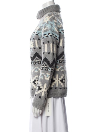 Bogner Virgin Wool Printed Sweater