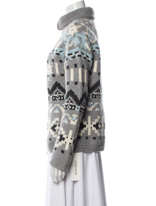 Bogner Virgin Wool Printed Sweater
