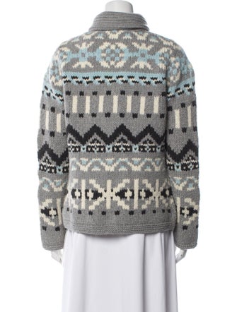 Bogner Virgin Wool Printed Sweater