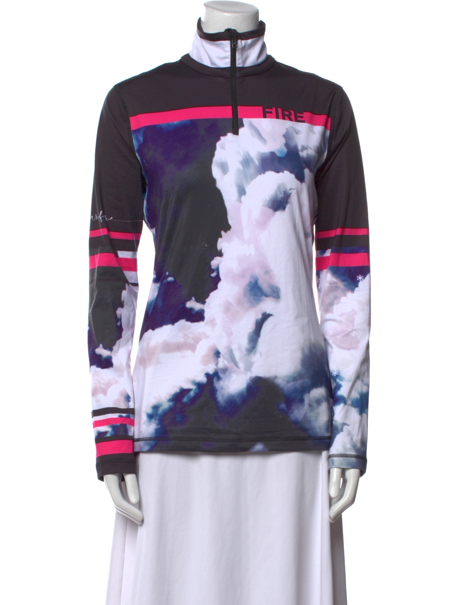Bogner Printed Turtleneck Sweatshirt