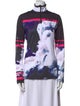 Bogner Printed Turtleneck Sweatshirt