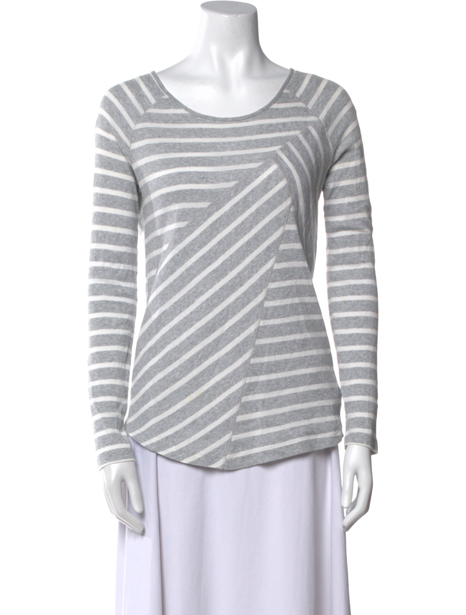 Bogner Striped Scoop Neck T-Shirt