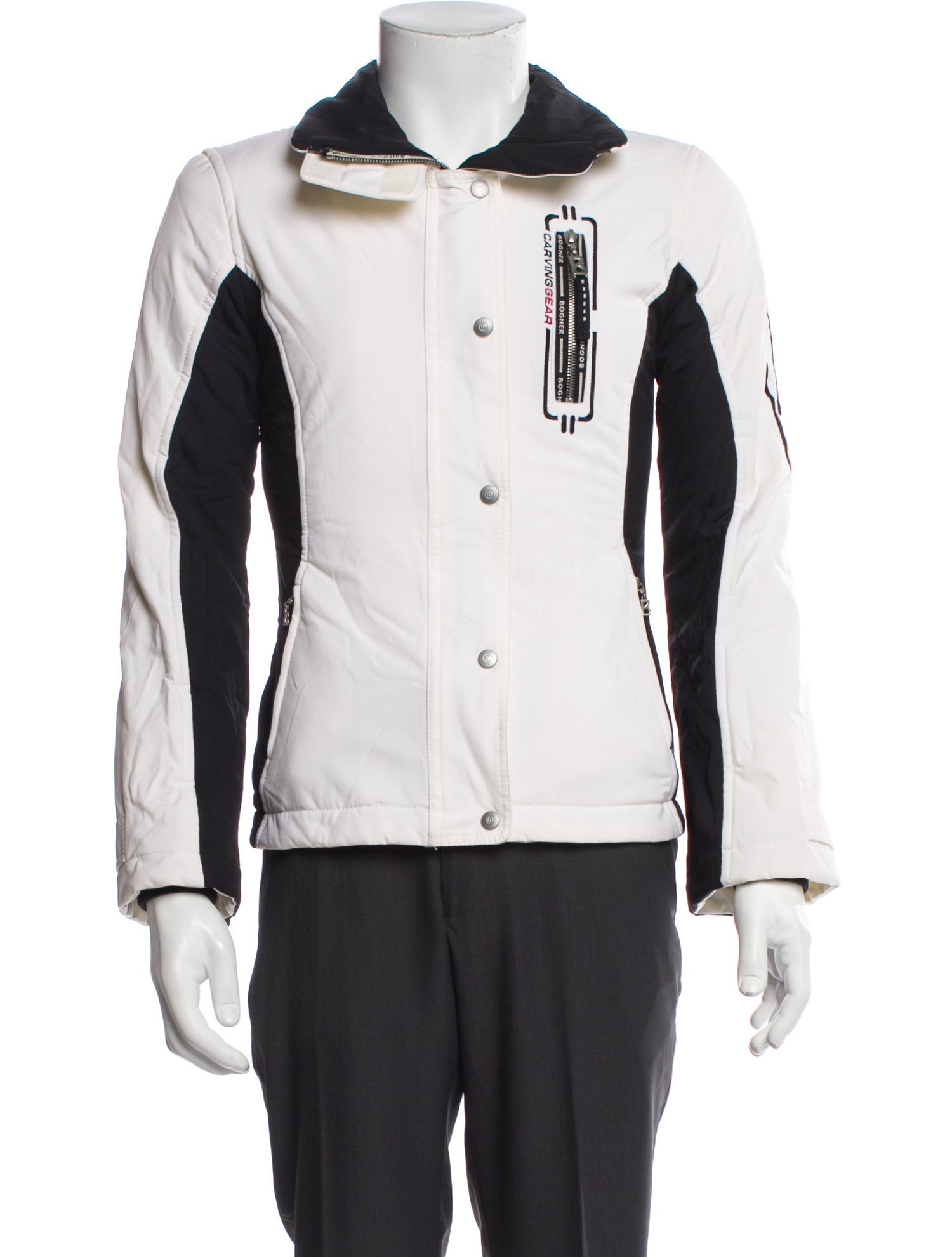 Bogner Colorblock Pattern Moto Jacket