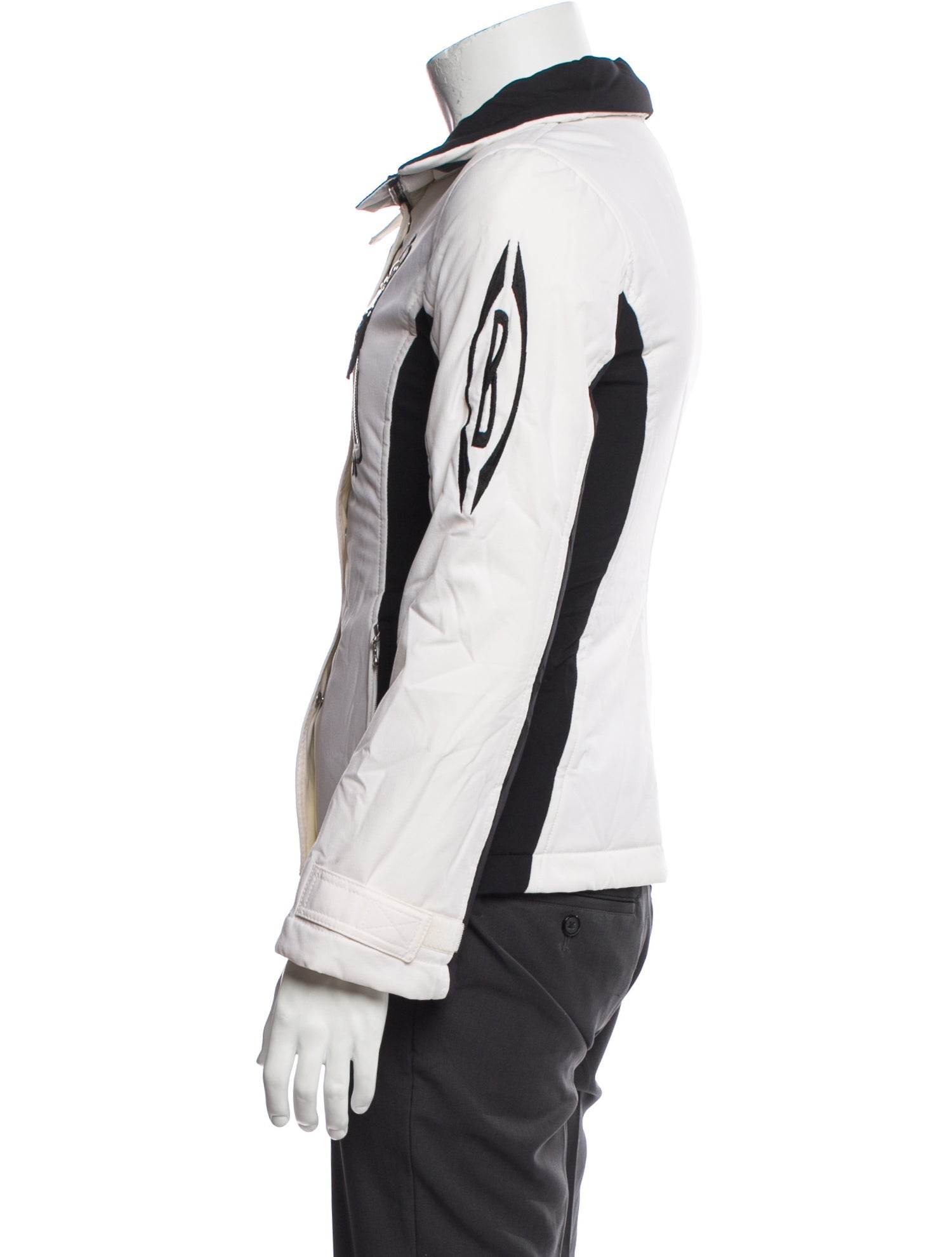 Bogner Colorblock Pattern Moto Jacket