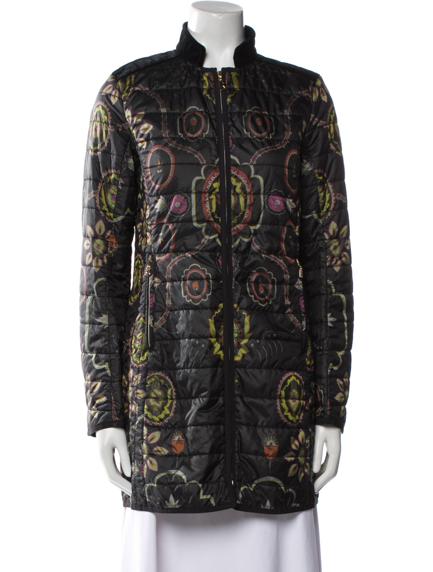 Bogner Printed Faux Fur Coat