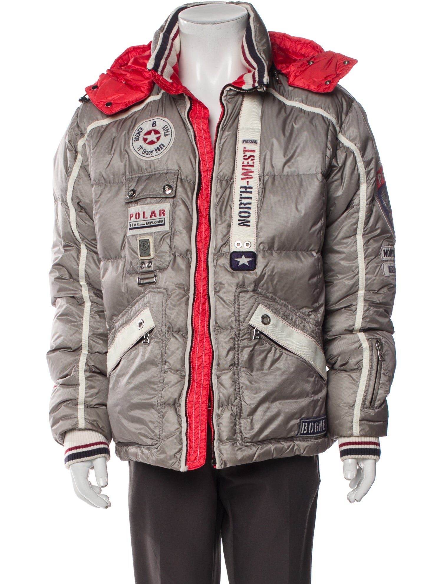 Bogner Graphic Print Puffer Coat