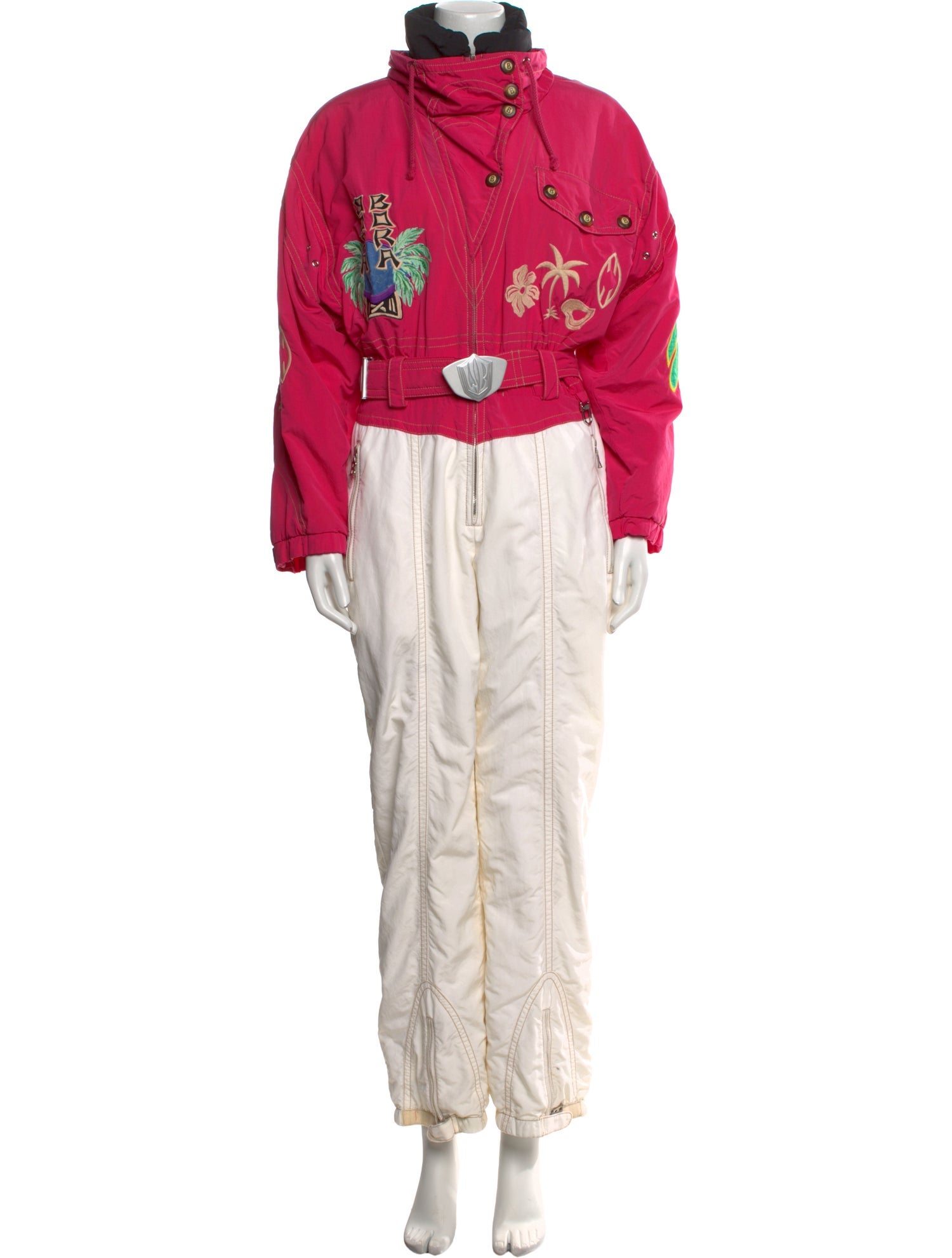 Bogner Printed Mock Neck Jumpsuit