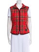 Bogner Plaid Print Vest