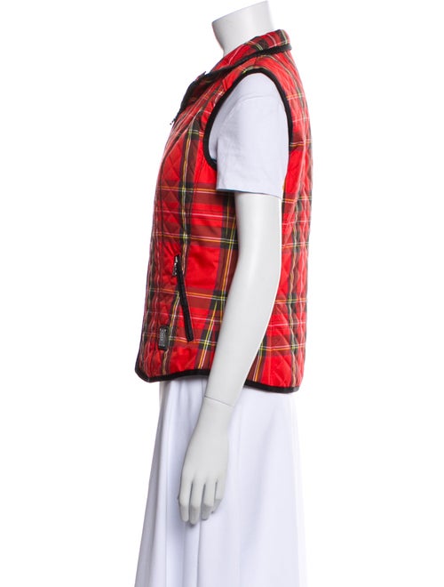 Bogner Plaid Print Vest