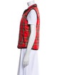 Bogner Plaid Print Vest