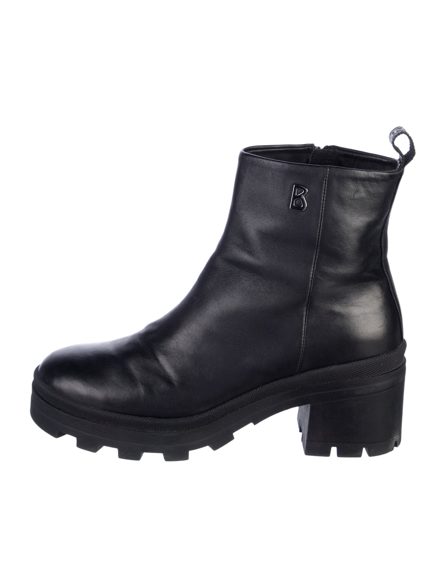 Bogner Leather Combat Boots