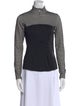 Bogner Mock Neck Long Sleeve Top