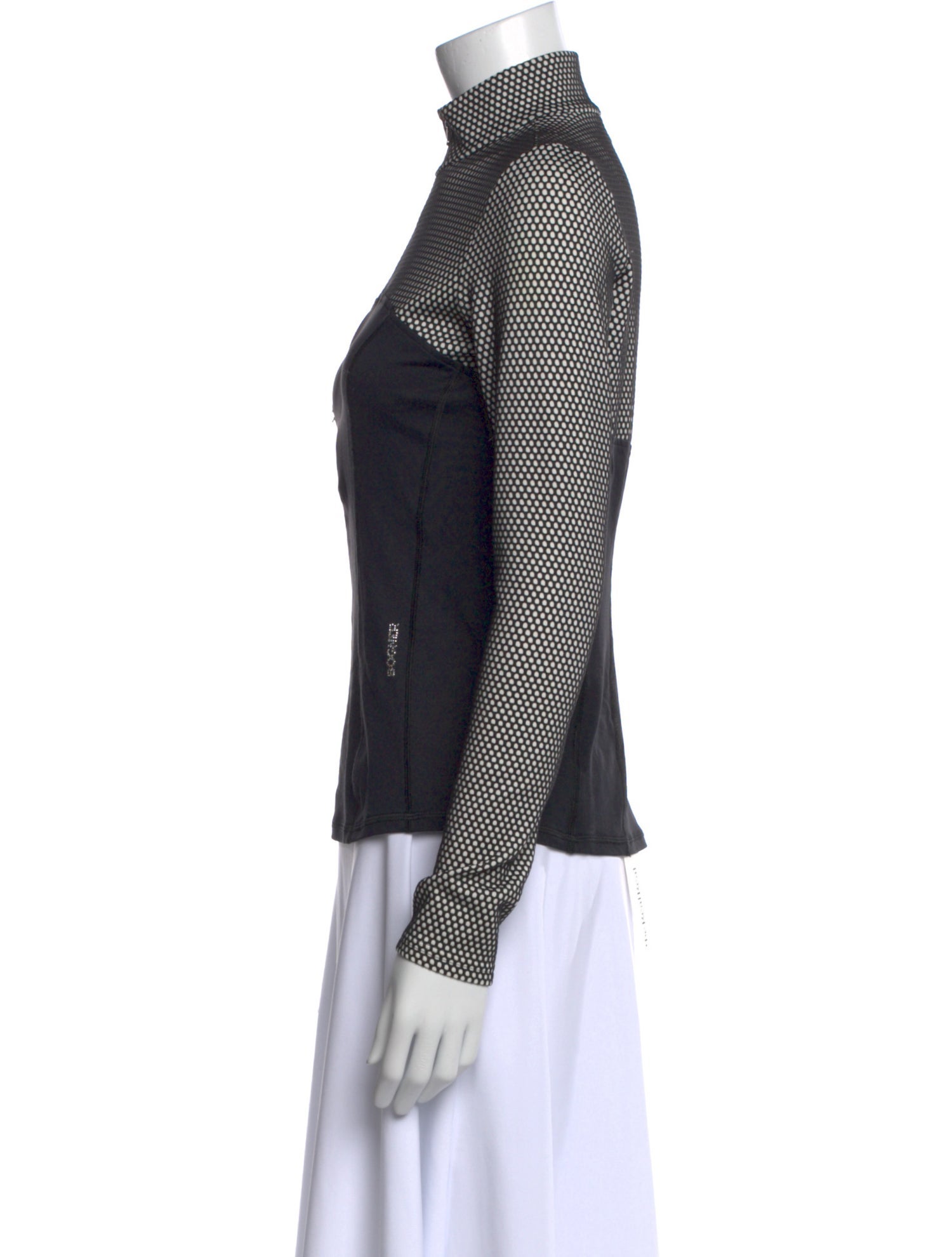 Bogner Mock Neck Long Sleeve Top