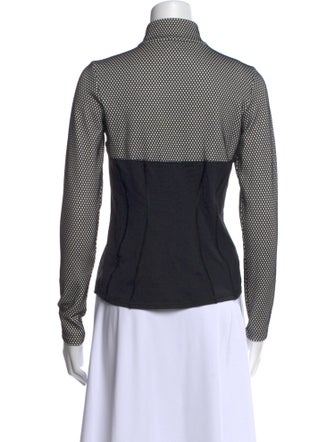 Bogner Mock Neck Long Sleeve Top
