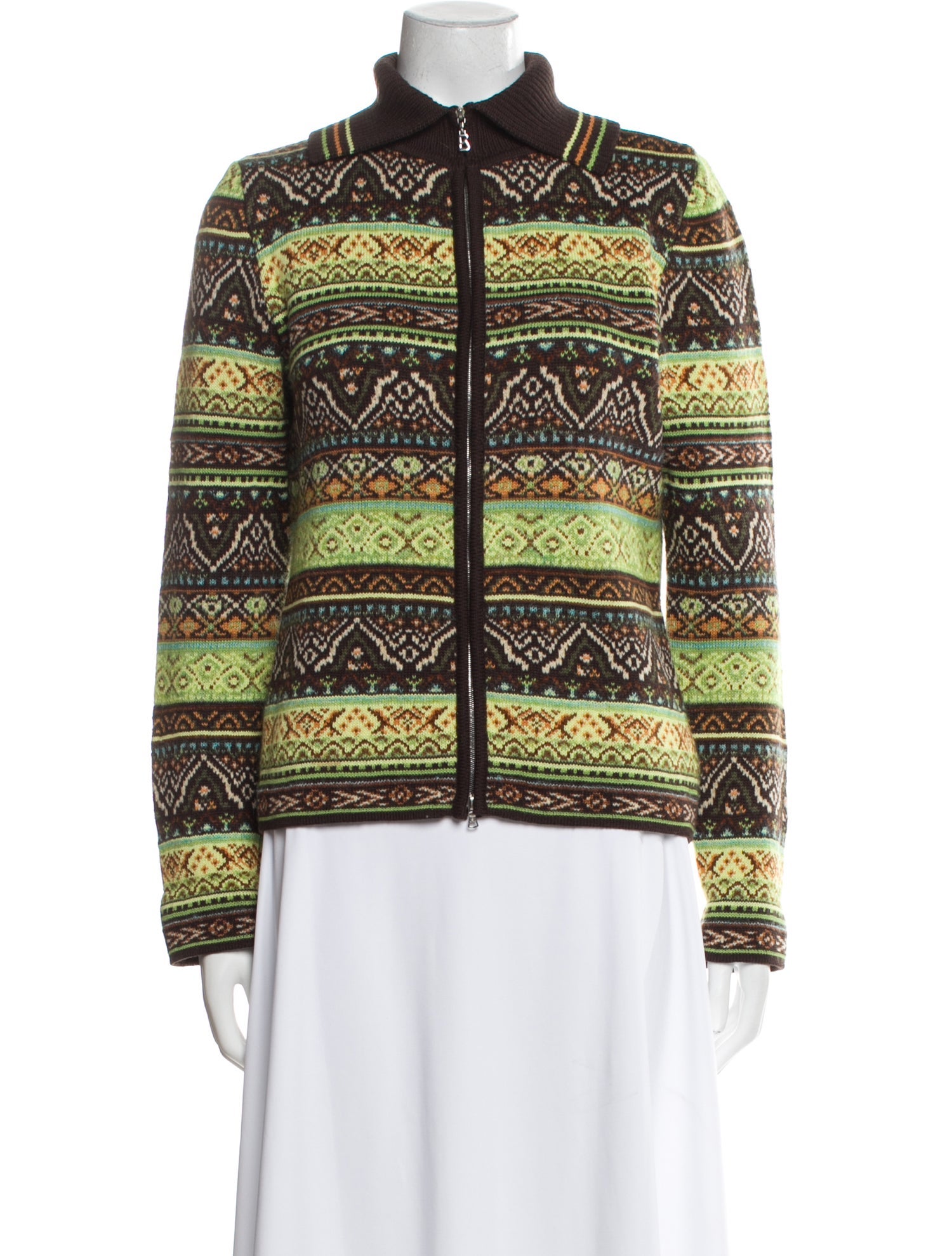 Bogner Virgin Wool Striped Sweater