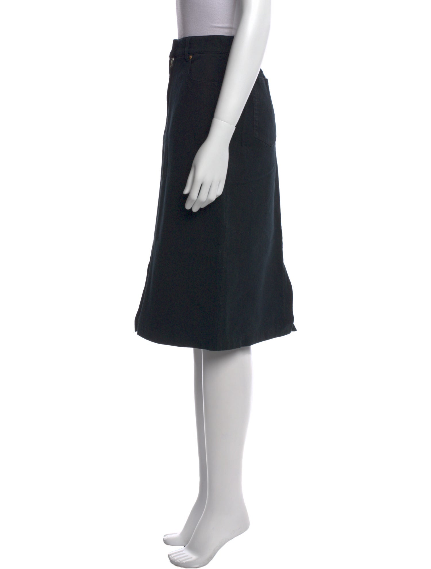 Bogner Pleated Accents Knee-Length Skirt