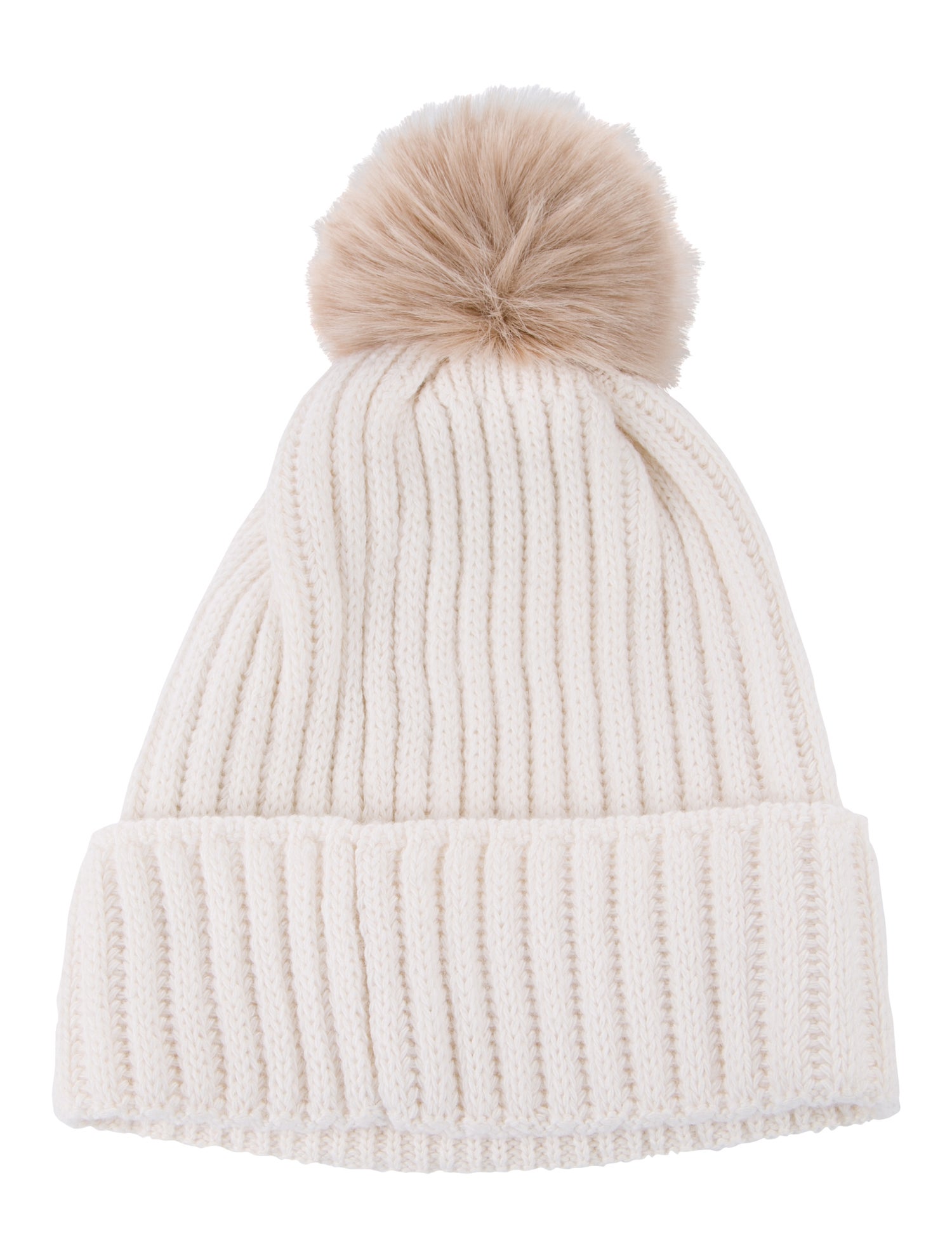 Bogner Pom Pom Ribbed Beanie