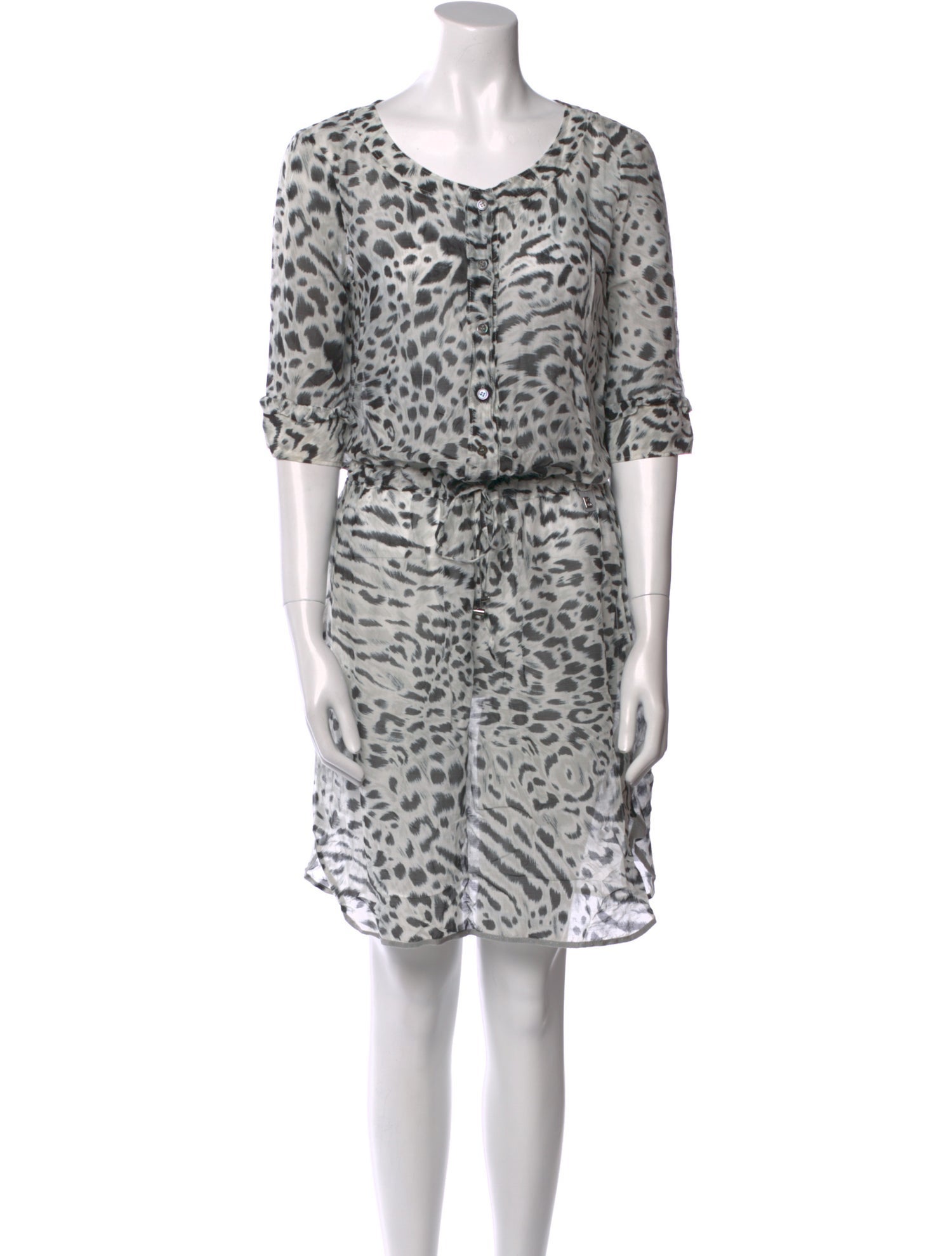 Bogner Animal Print Knee-Length Dress
