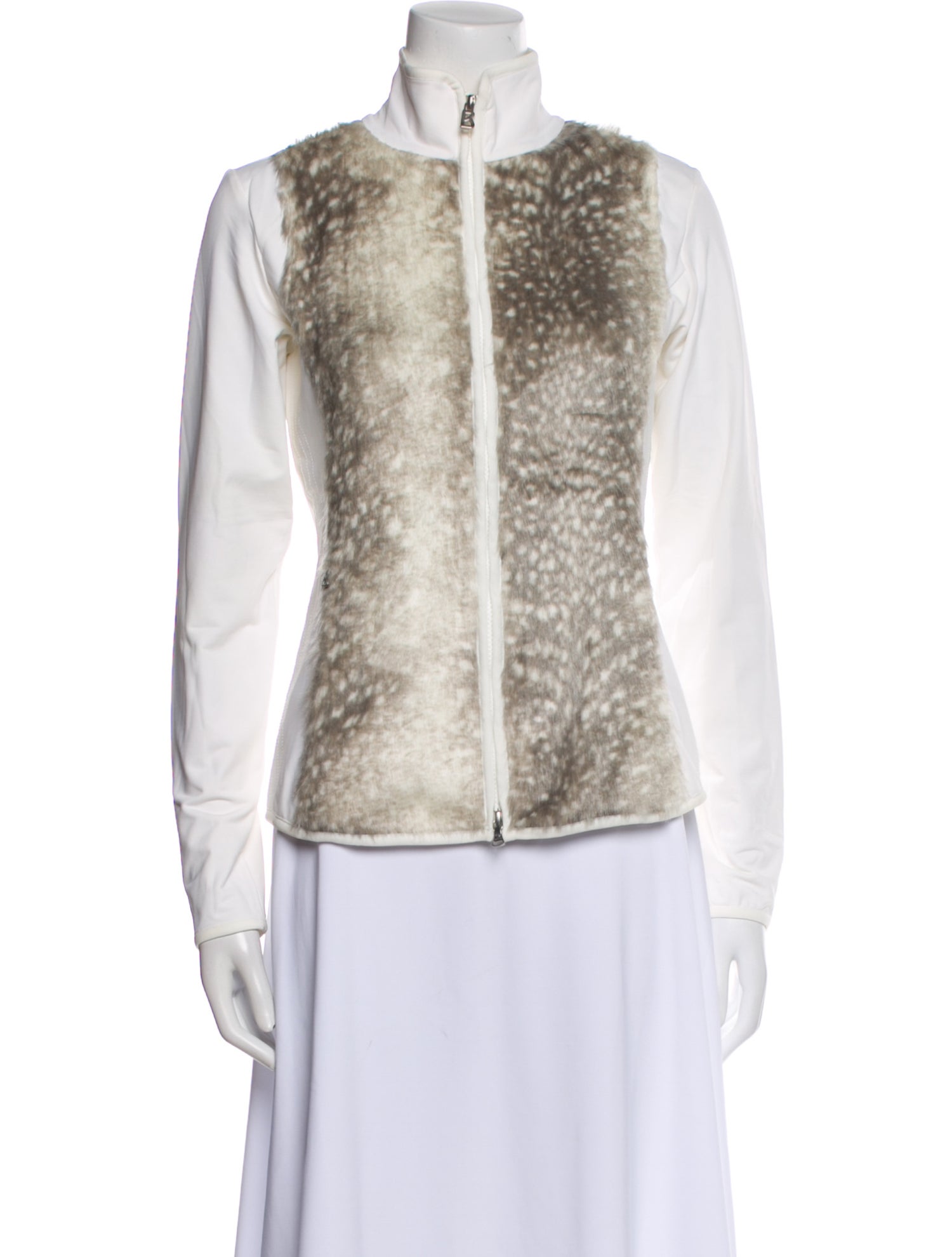 Bogner Animal Print Vest w/ Tags