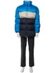 Bogner Colorblock Pattern Puffer Coat