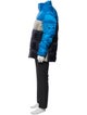Bogner Colorblock Pattern Puffer Coat