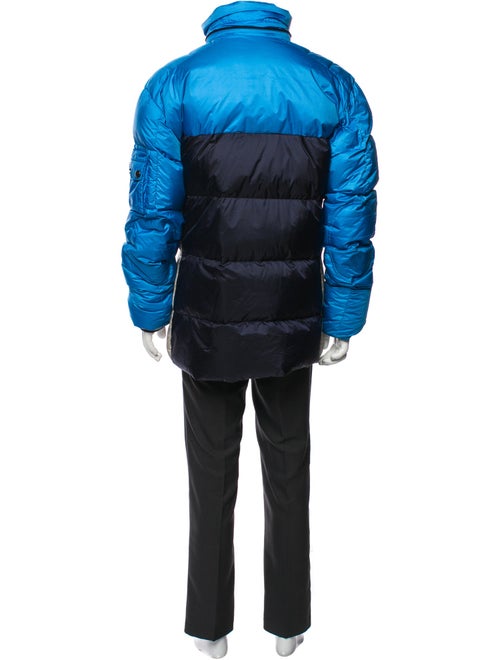 Bogner Colorblock Pattern Puffer Coat