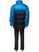 Bogner Colorblock Pattern Puffer Coat
