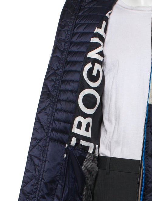 Bogner Colorblock Pattern Puffer Coat