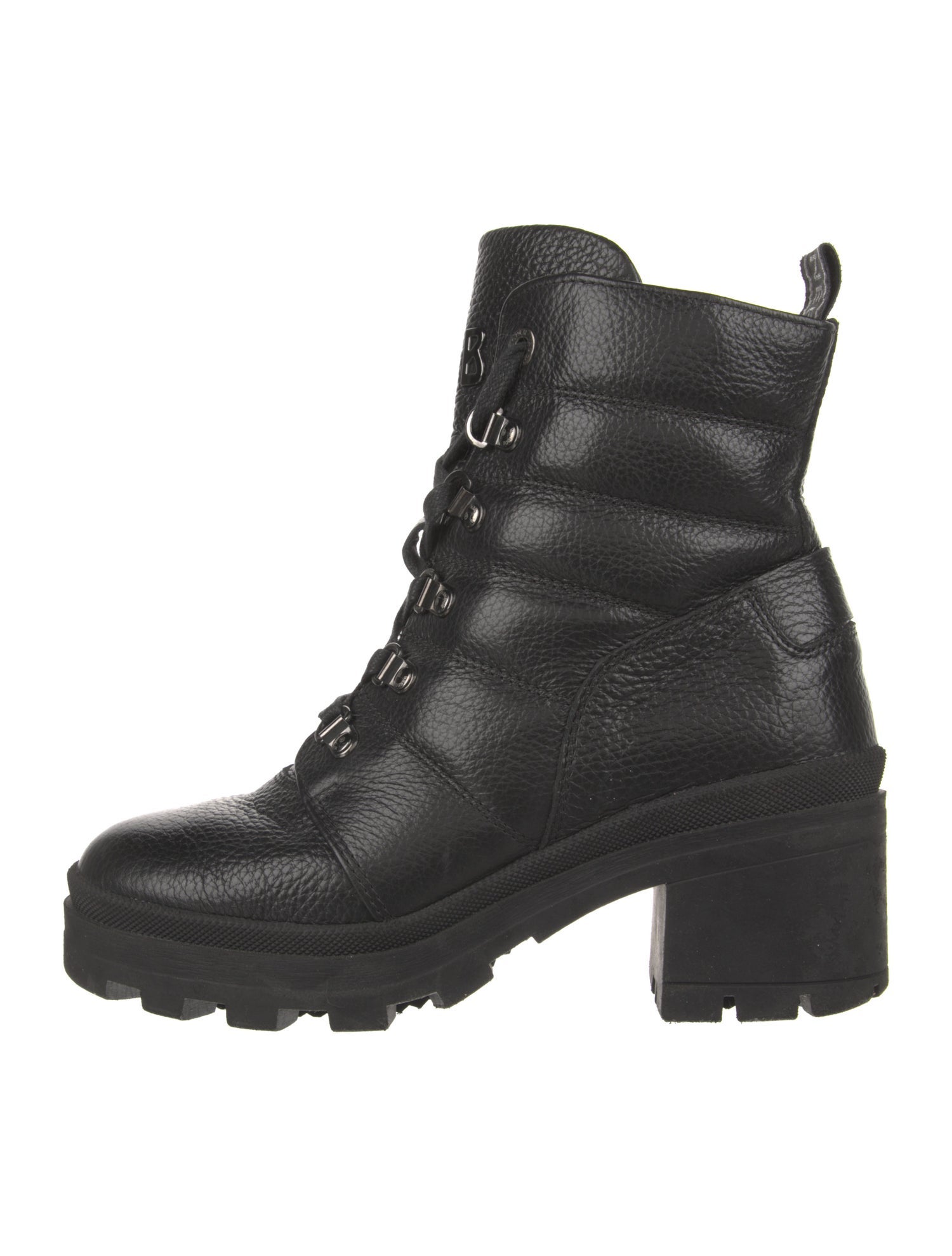 Bogner Leather Combat Boots