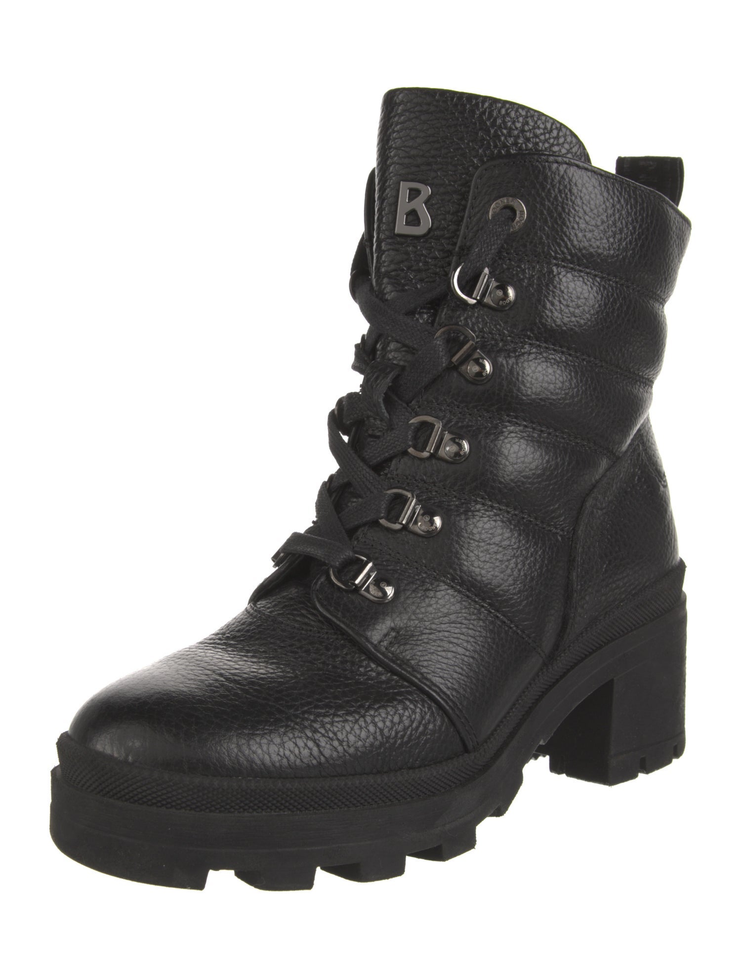 Bogner Leather Combat Boots
