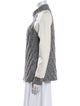 Bogner Colorblock Pattern Mock Neck Sweater