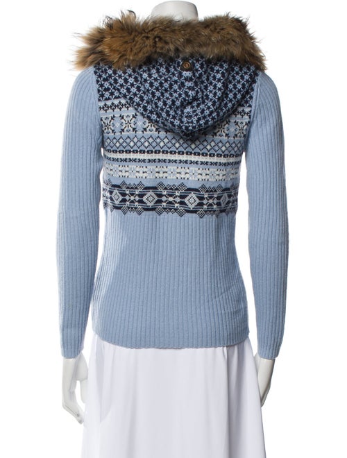 Bogner Striped Mock Neck Sweater