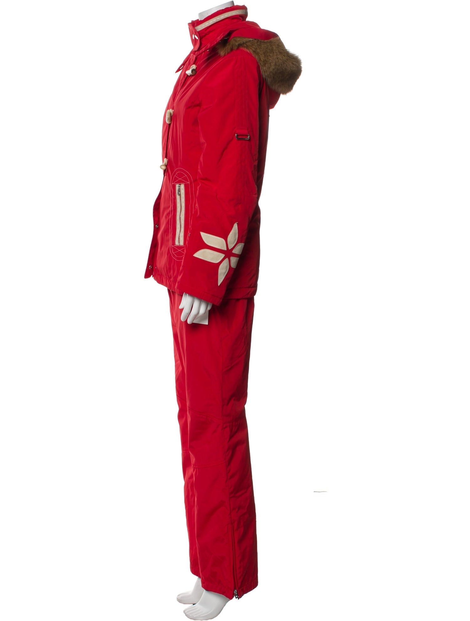 Bogner Fur Trim Pant Set