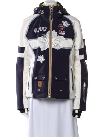 Bogner Graphic Print Biker Jacket