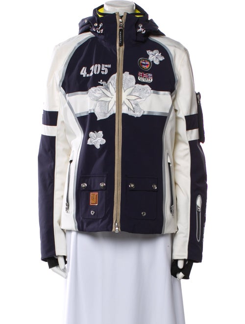 Bogner Graphic Print Biker Jacket