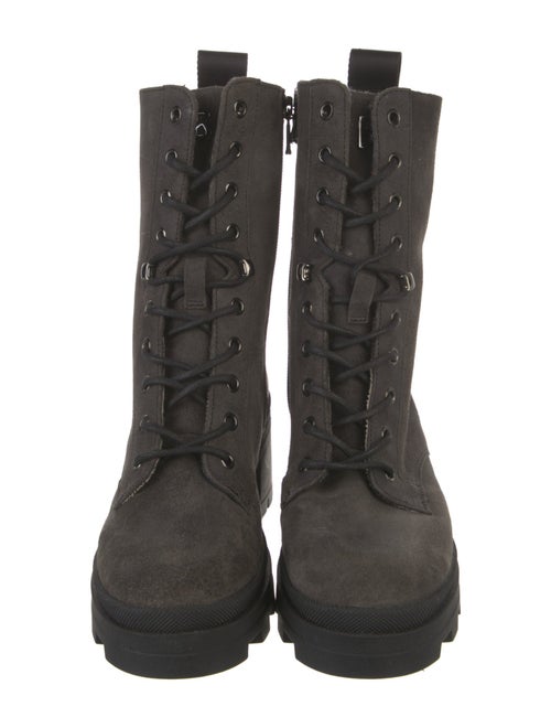 Bogner Suede Combat Boots