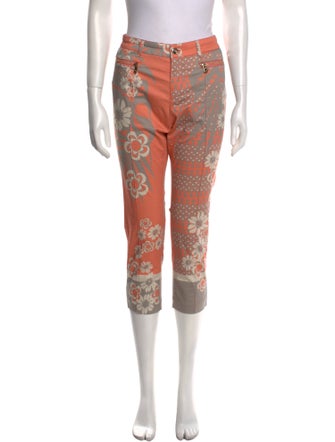 Bogner Floral Print Straight Leg Pants