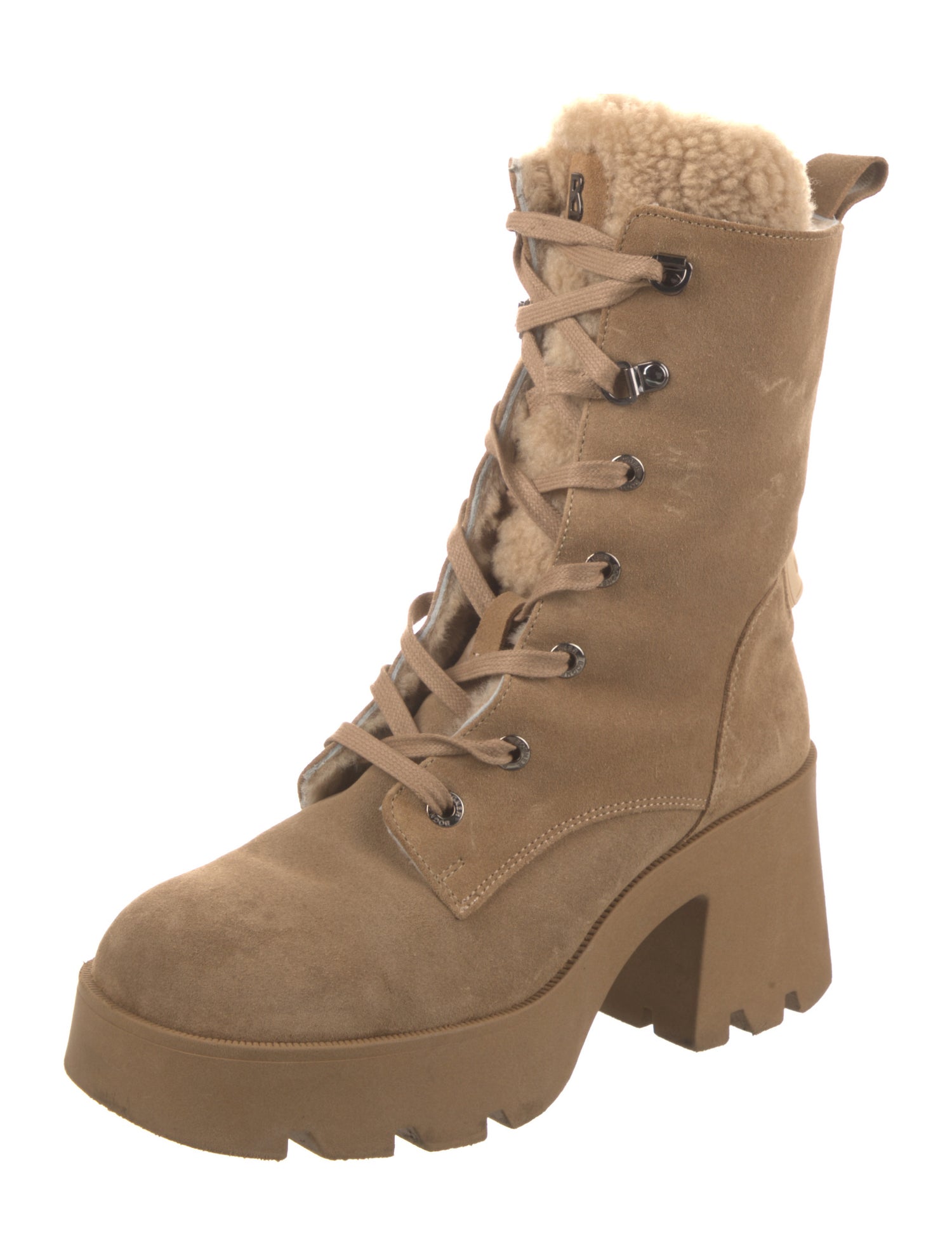Bogner Suede Combat Boots