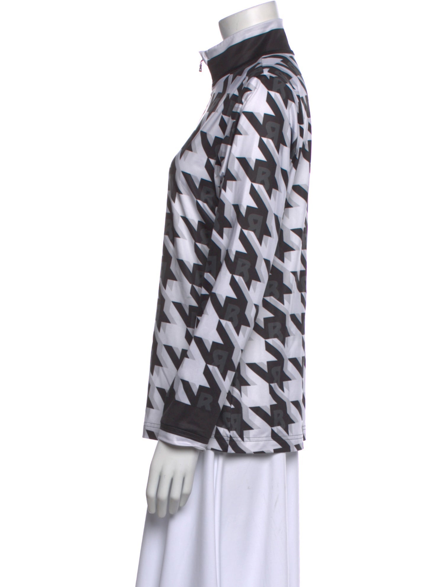 Bogner Printed Turtleneck Blouse