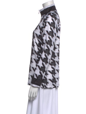 Bogner Printed Turtleneck Blouse
