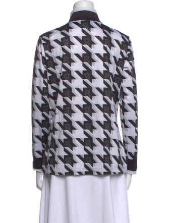 Bogner Printed Turtleneck Blouse