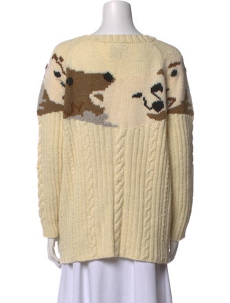 Bogner Virgin Wool Printed Sweater