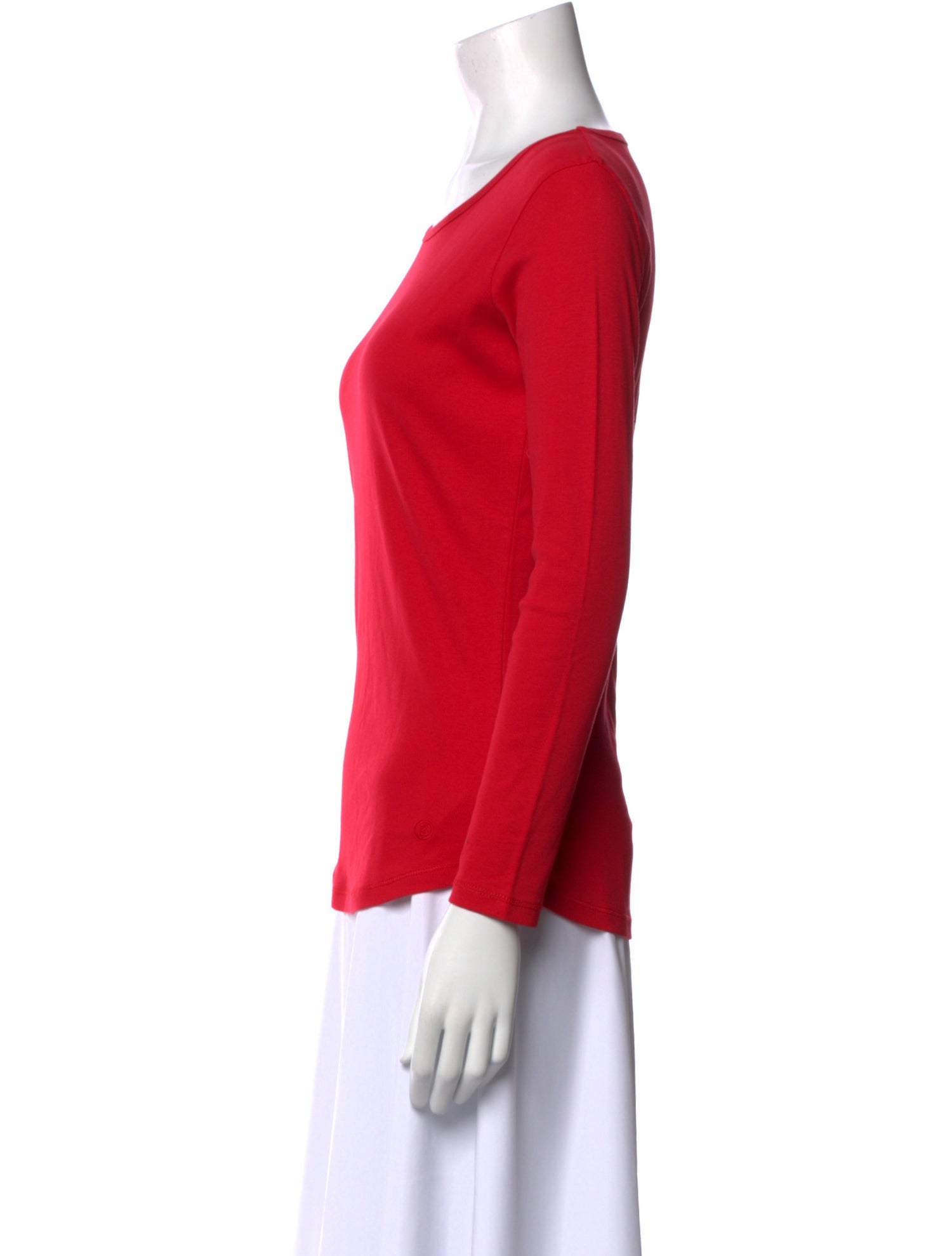 Bogner Scoop Neck Three-Quarter Sleeve Top