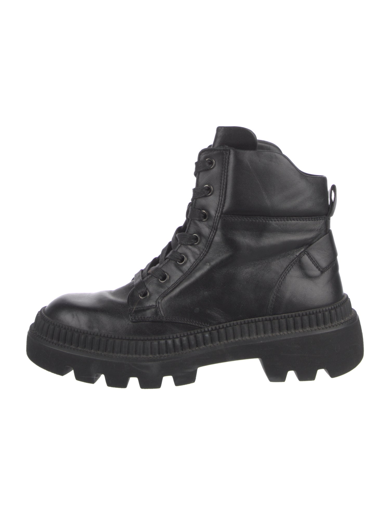 Bogner Leather Combat Boots