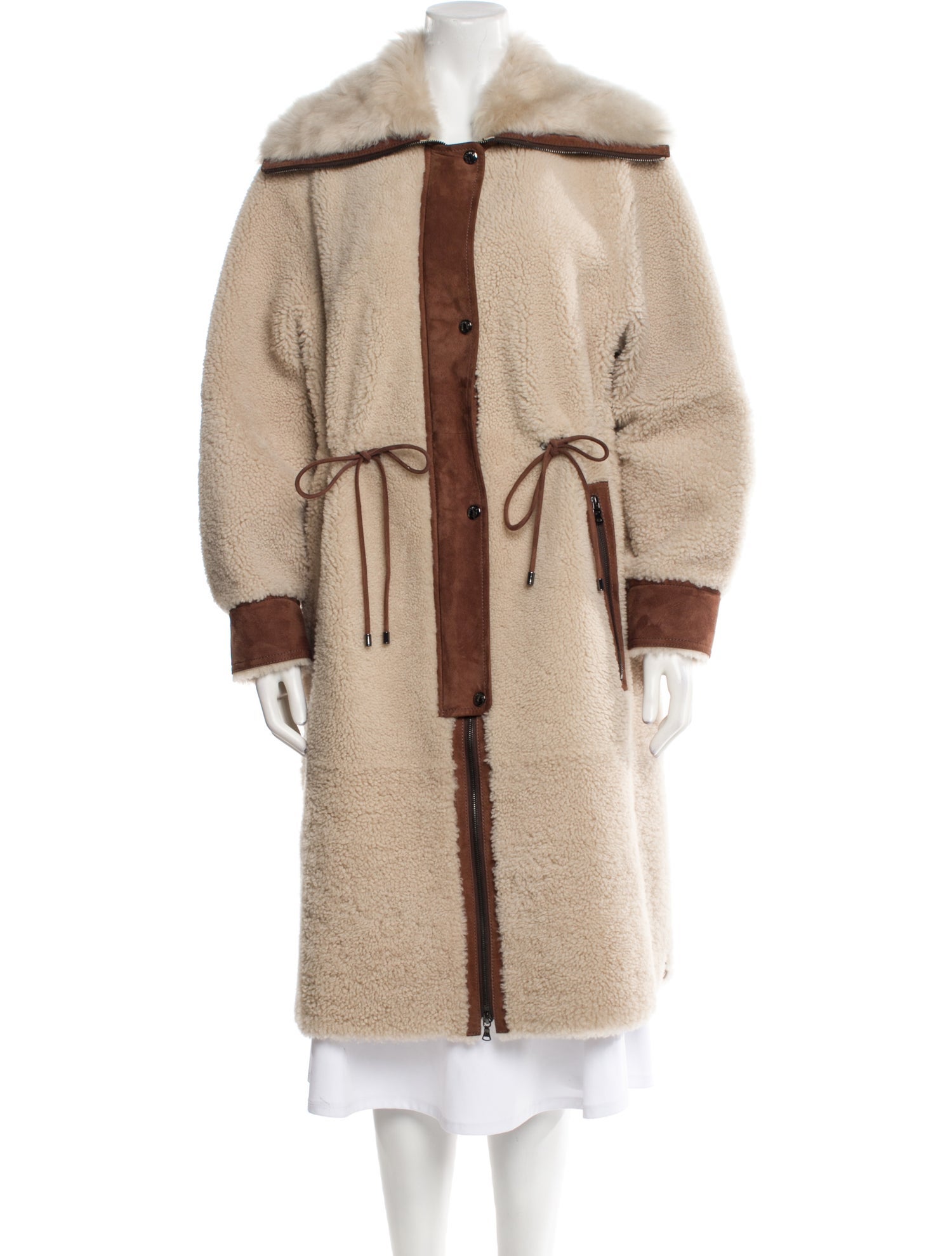 Bogner Shearling Faux Fur Coat w/ Tags