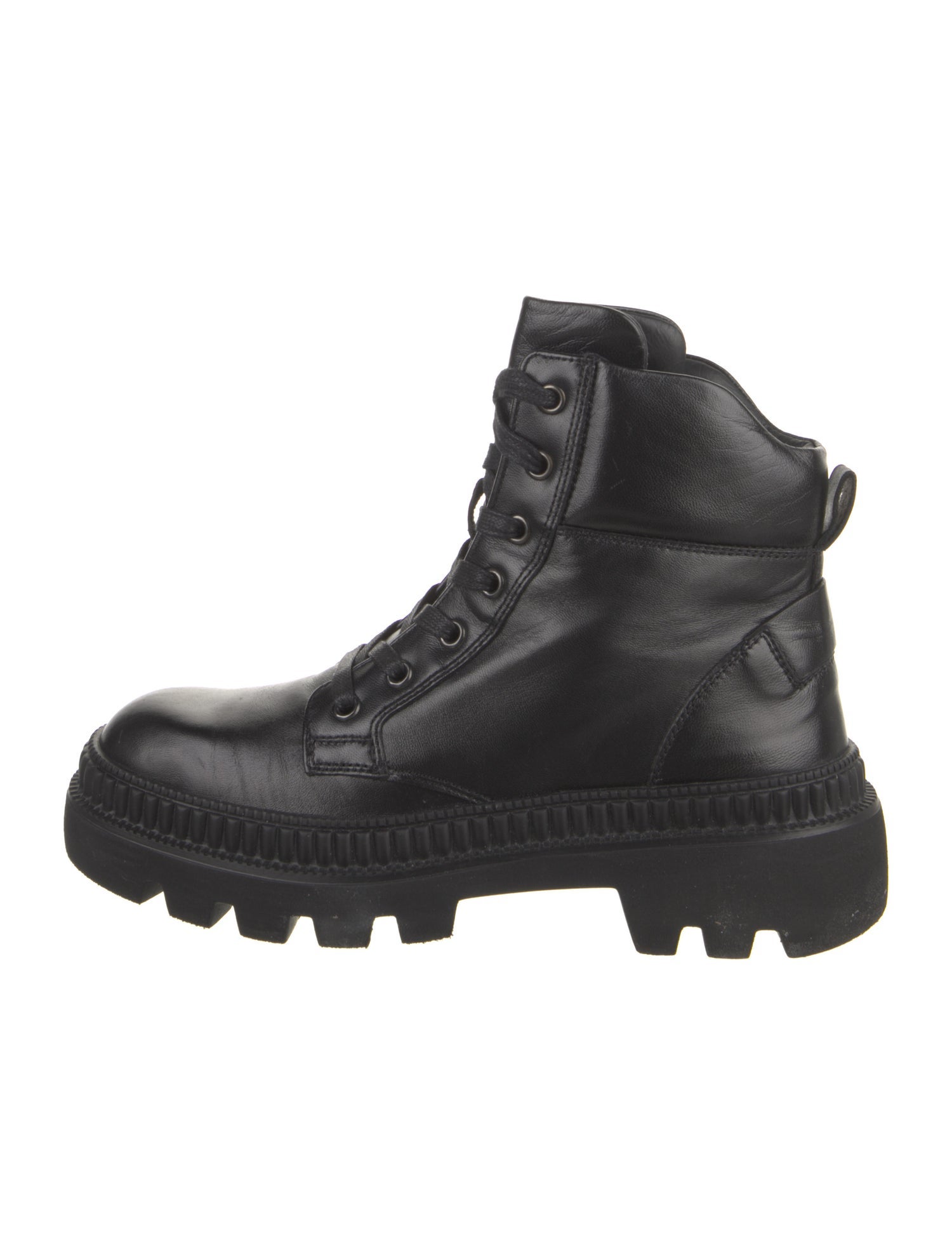 Bogner Leather Combat Boots