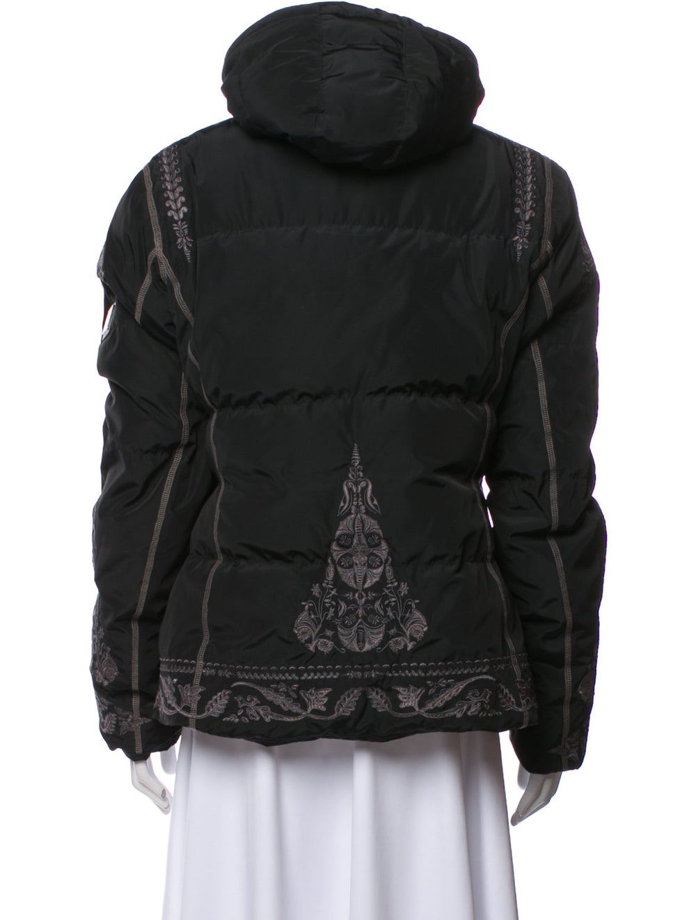 Bogner Down Down Jacket Black Printed With Hood E… - image 3